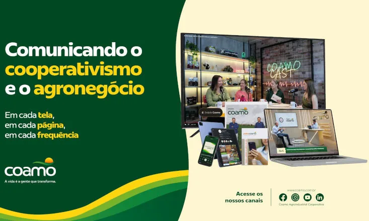 Novo modelo de Comunicação na Coamo completa seis anos com forte conexão e evolução