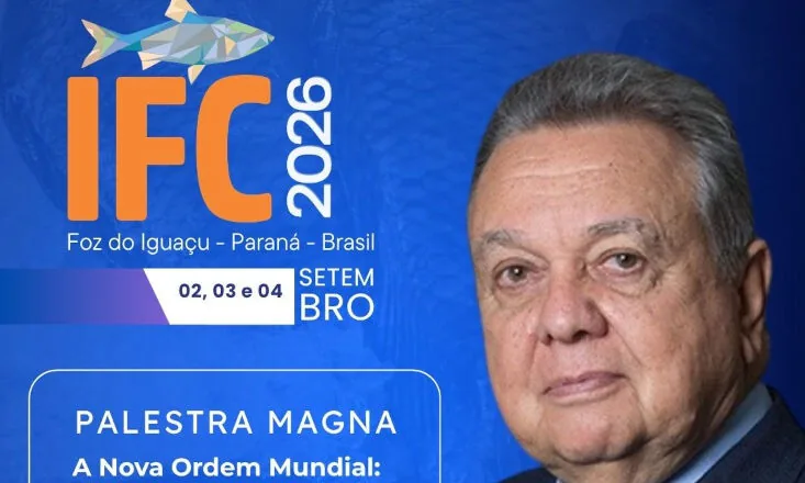 Roberto Rodrigues abre a 8ª edição do IFC Brasil com debate sobre a nova ordem mundial no agro e no pescado