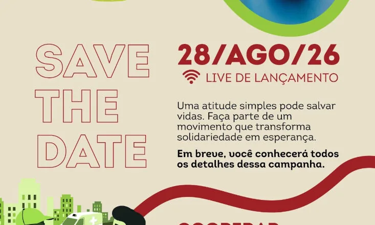 Live de lançamento da Campanha Estadual de Doação de Sangue é nesta sexta-feira; ação celebra o Dia C no Paraná