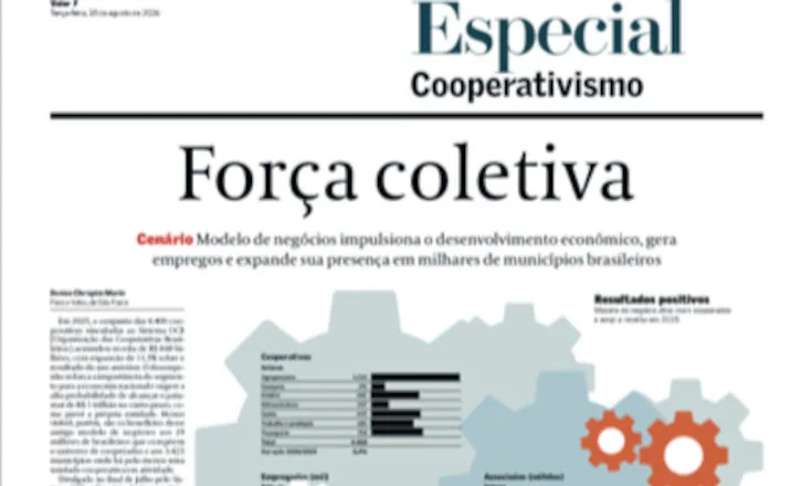Jornal Valor Econômico destaca força e diversidade do cooperativismo