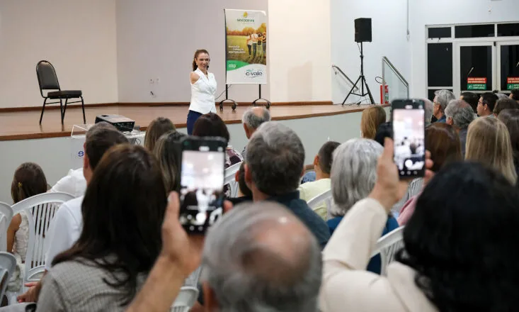 Palestra promovida pela C.Vale reúne mais de 300 cooperados e familiares em Palotina 