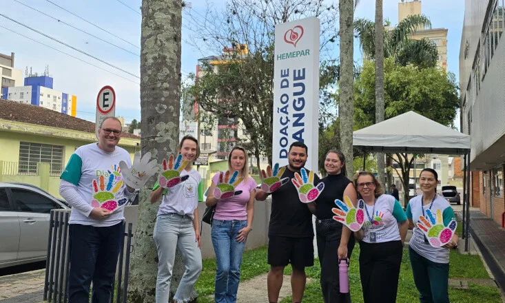 Primeiro dia da Campanha de Doação de Sangue tem participação de 40 voluntários, em Curitiba
