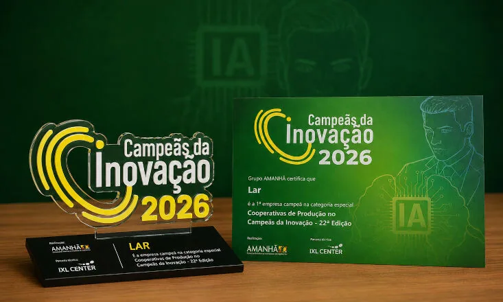 Lar conquista primeiro lugar no Campeãs da Inovação 2026