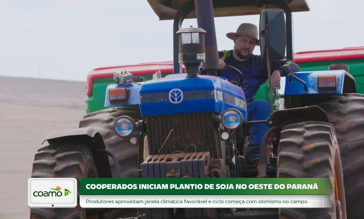 Coamo TV: Começa o plantio da safra de verão no Oeste do Paraná