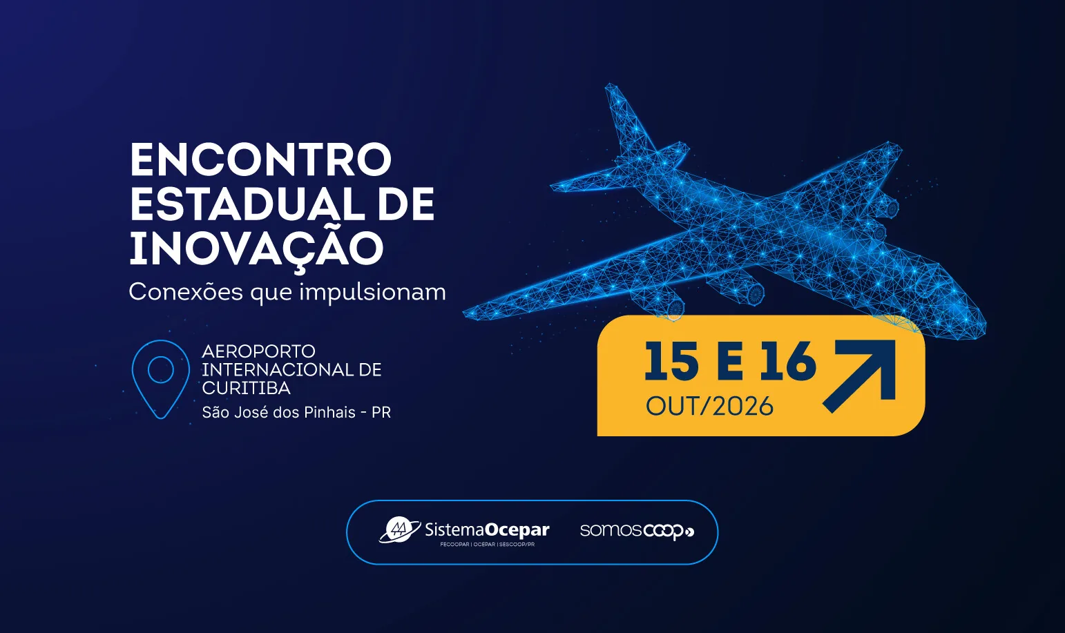 Com o tema “Conexões que impulsionam”, Encontro Estadual de Inovação será realizado no Aeroporto Internacional de Curitiba 