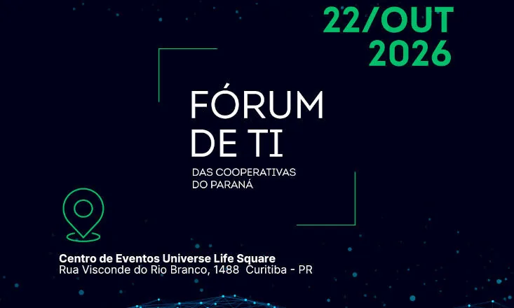 Profissionais de TI das cooperativas do PR têm encontro marcado no dia 22 de outubro, em Curitiba