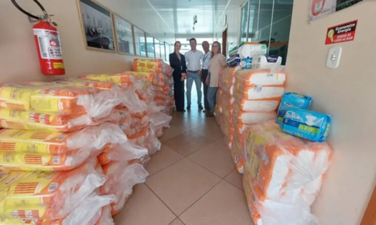 Campanha arrecada mais de cinco mil fraldas para o Lar São Vicente de Paulo