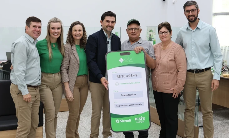 Associado da Sicredi Alian&ccedil;a PR/SP em Marechal C. Rondon &eacute; contemplado com mais de R$ 26 mil no sorteio do Seguro Super Vida Premiada 