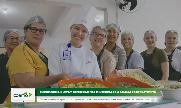 Coamo TV: cursos sociais promovem conhecimento, integra&ccedil;&atilde;o e qualidade de vida