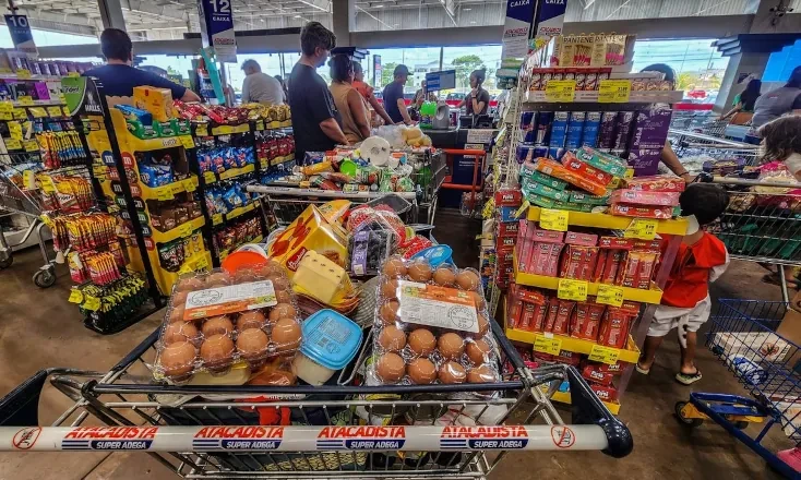 Consumo nos lares acumula alta de 2,70% at&eacute; setembro, diz Abras