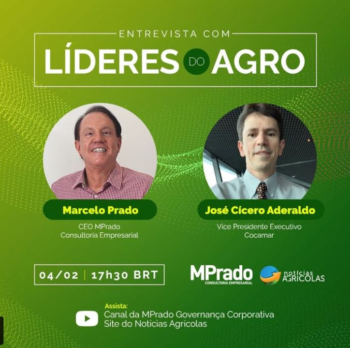 COCAMAR: Entrevista com Líderes do Agro tem Zico na 5ª feira