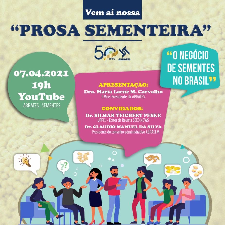 ABRATES: “Prosa Sementeira” estreia com debate sobre o negócio de sementes no Brasil