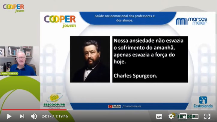 COOPERJOVEM: Marcos Meier fala de saúde socioemocional para educadores das escolas parceiras da Castrolanda