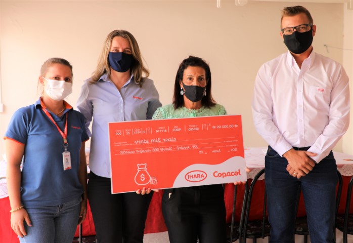 COPACOL: Instituição social de Goioerê recebe doação fruto de parceria Ihara e cooperativa