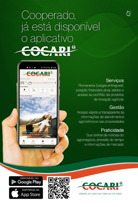 COCARI: Cooperativa lança aplicativo para produtores associados e clientes