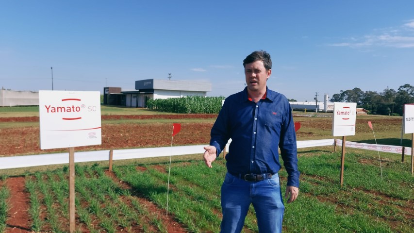 COOPAVEL: Ihara mostra eficácia de pré-emergente ao trigo na edição de inverno do Show Rural 