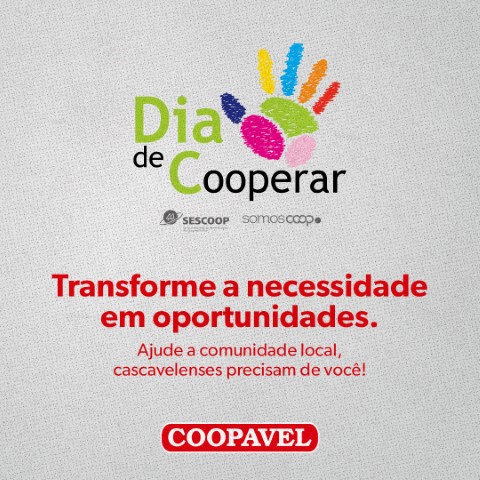 COOPAVEL/CREDICOOPAVEL: Cooperativas estimam arrecadar 10 toneladas de donativos em ação do Dia C