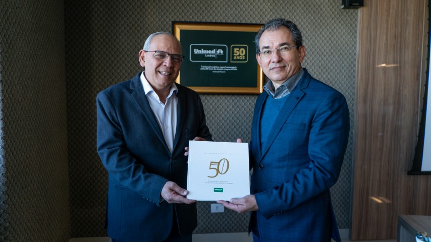 UNIMED LONDRINA: Em comemoração aos 50 anos, cooperativa recebe visitas da CNU e Unimed Seguros
