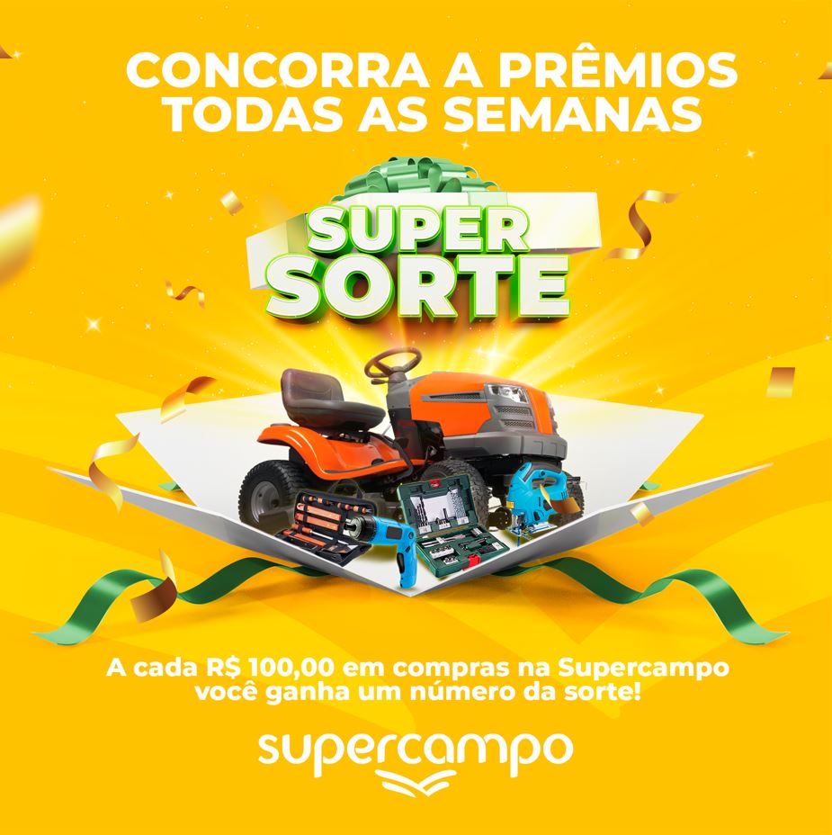 SUPERCAMPO: Promoção sorteia prêmios semanais para colaboradores e cooperados das cooperativas sócias 