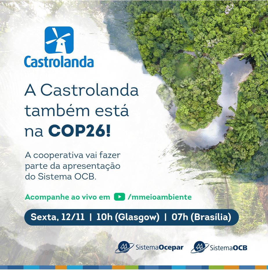 COP26: Painel da OCB destaca força do coop em defesa da sustentabilidade; exemplos do PR estiveram entre os cases apresentados