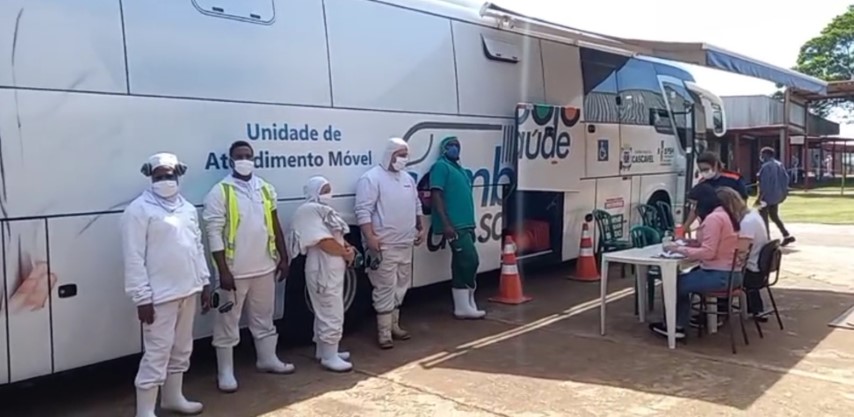 COOPAVEL: Cooperativa participa de busca ativa do Comboio da Saúde por não vacinados 