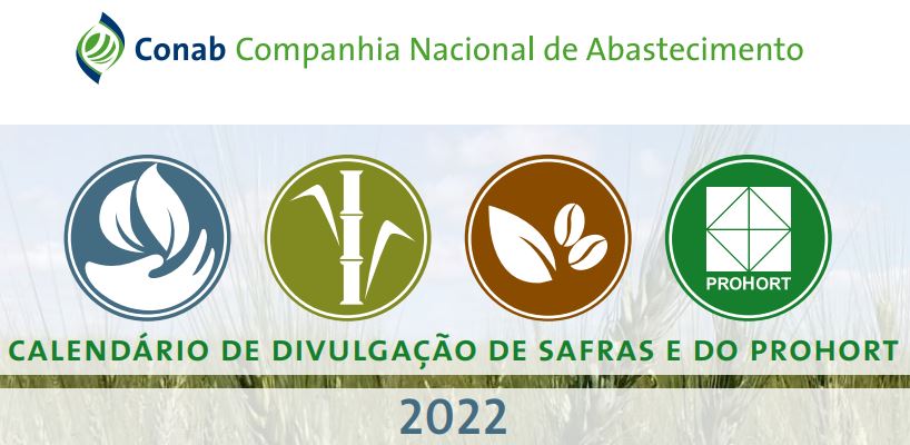 CONAB: Companhia divulga calendário de levantamentos das safras agrícolas e do mercado hortigranjeiro