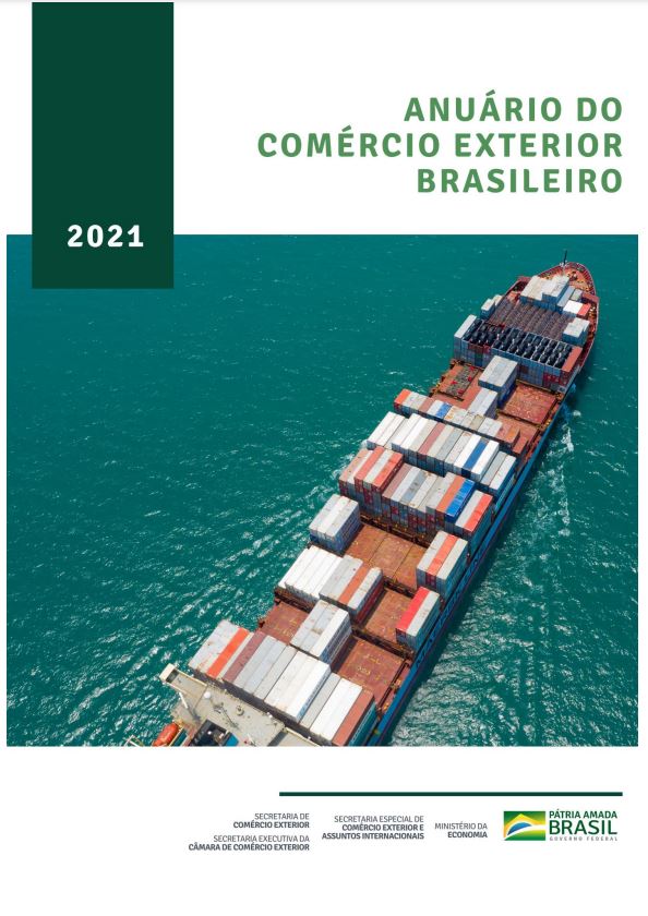 PUBLICAÇÕES: Ministério da Economia divulga Anuário do Comércio Exterior Brasileiro 2021