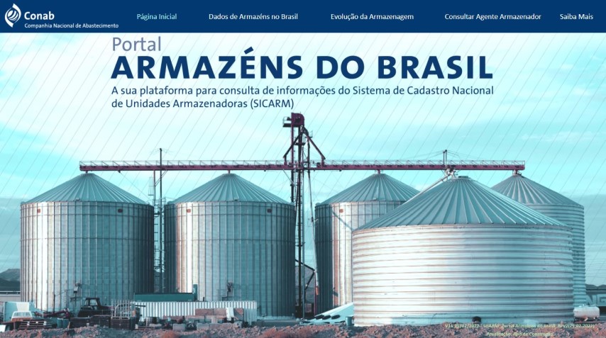 CONAB: Novo Portal proporciona acesso às informações sobre armazéns do Brasil