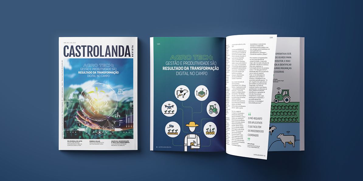 CASTROLANDA: Revista discute os benefícios da transformação digital no campo