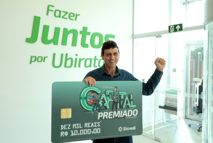 SICREDI VALE DO PIQUIRI: Produtor rural de Ubiratã (PR) recebe prêmio de campanha 