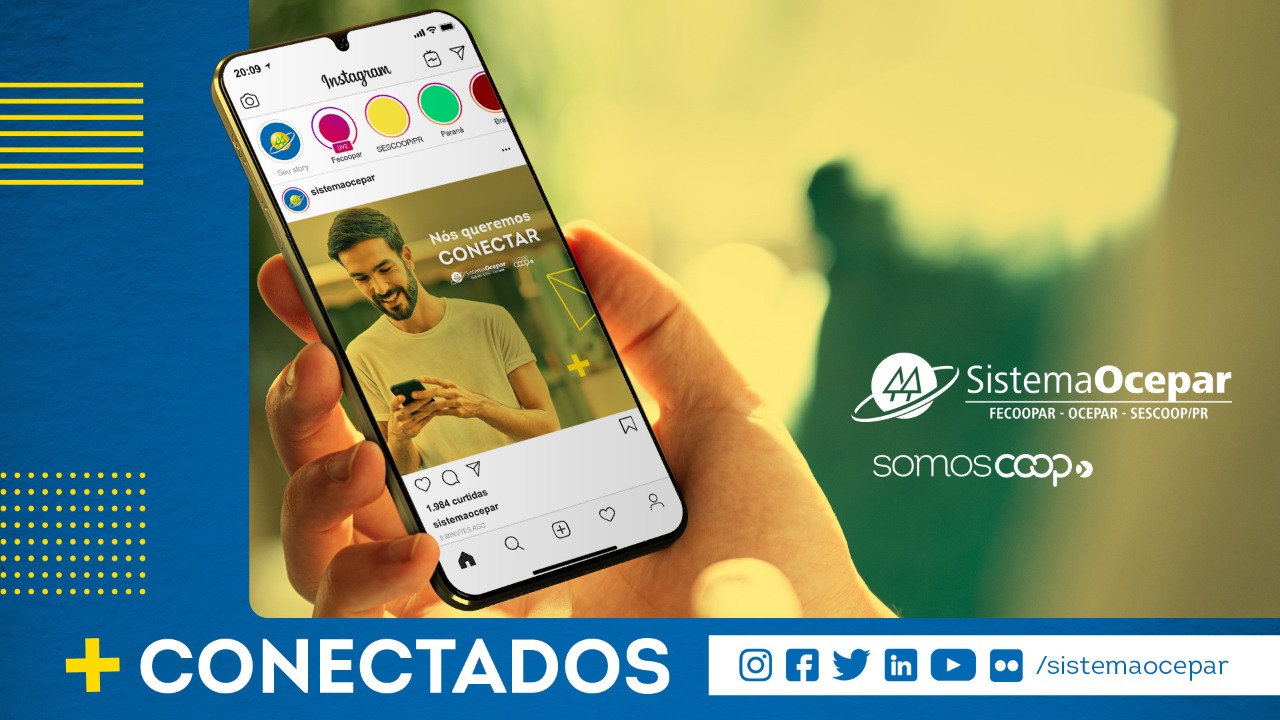 MÍDIAS SOCIAIS: Acompanhe o Sistema Ocepar nas redes