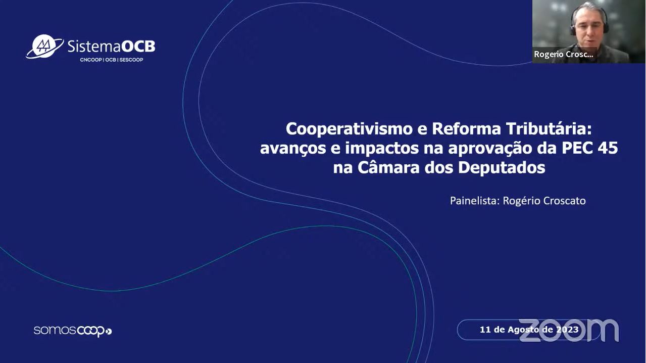 SEMANA DE COMPETIVIDADE: Seminário apresenta atuação do movimento em defesa do ato cooperativo