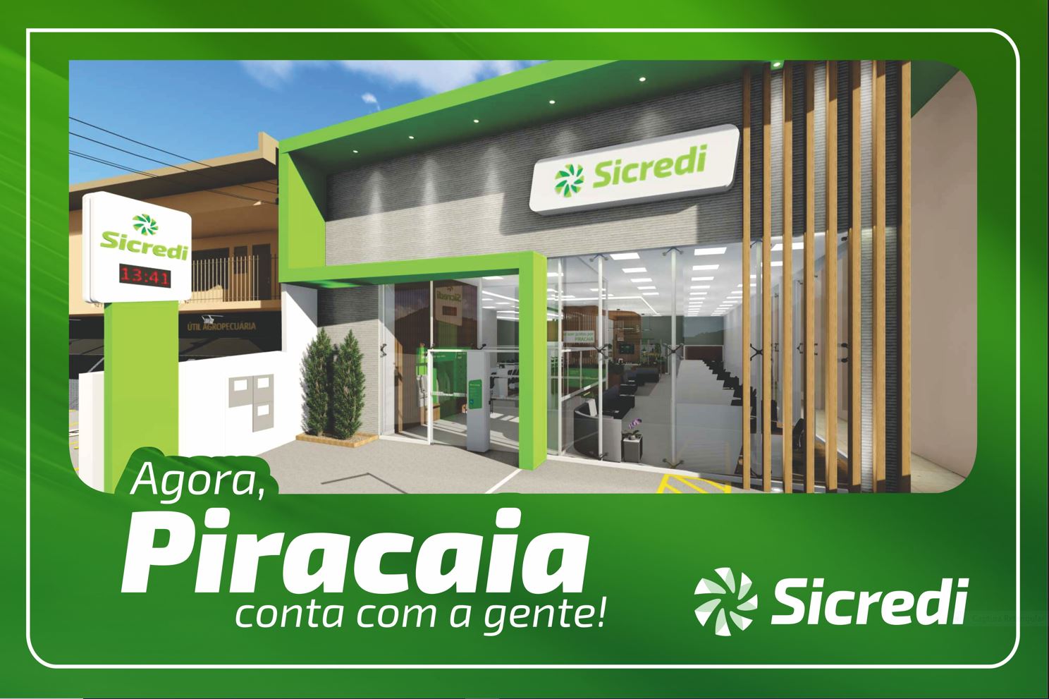 CRÉDITO: Sicredi inaugura agência em Piracaia