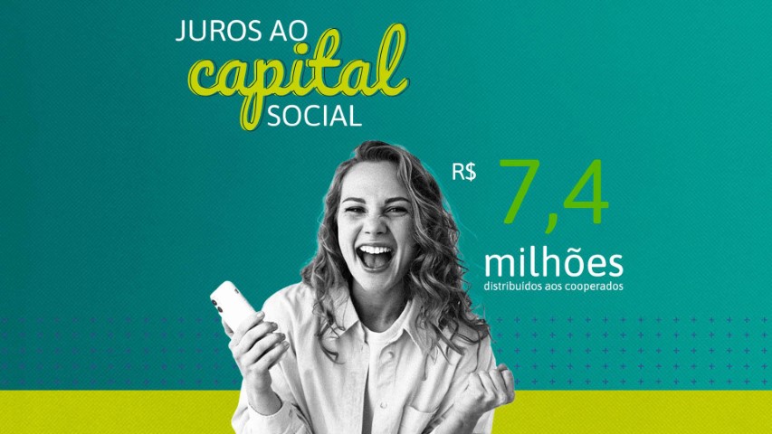 CRÉDITO: Sicoob Integrado destina aos cooperados mais de R$ 7 milhões em juros ao capital 