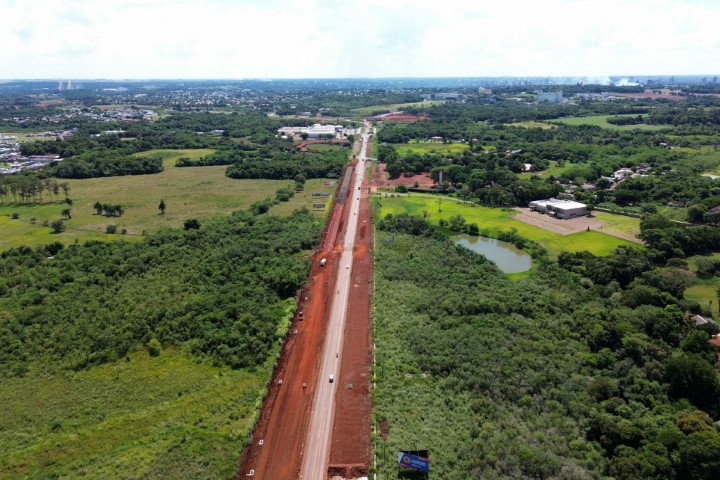 INFRAESTRUTURA: Duplicação da Rodovia das Cataratas, em Foz do Iguaçu, alcança 28,19% de execução