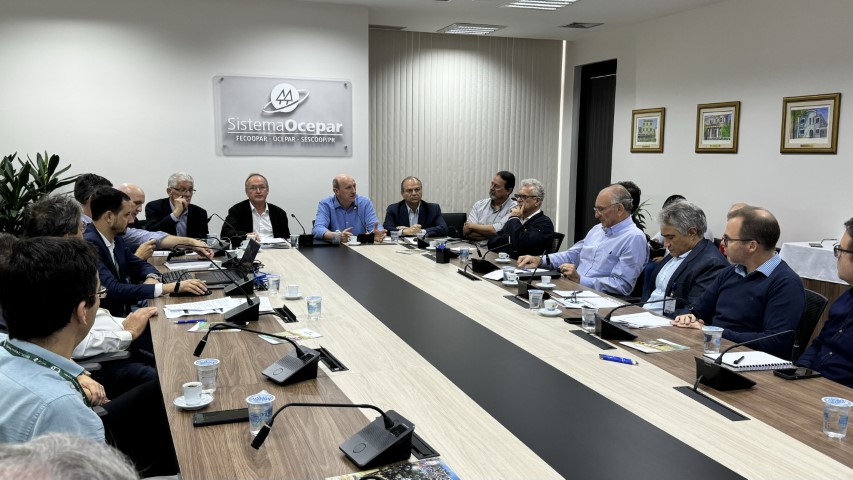 PLANO SAFRA: Recuperar o orçamento e reduzir os juros são os desafios para a agricultura, diz Neri Geller em reunião na Ocepar  