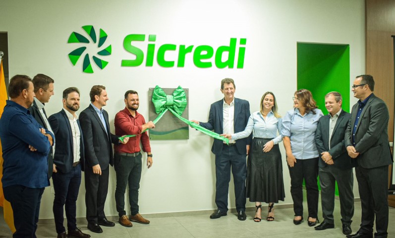 CRÉDITO: Sicredi Parque inaugura agência em Lebon Régis, Santa Catarina