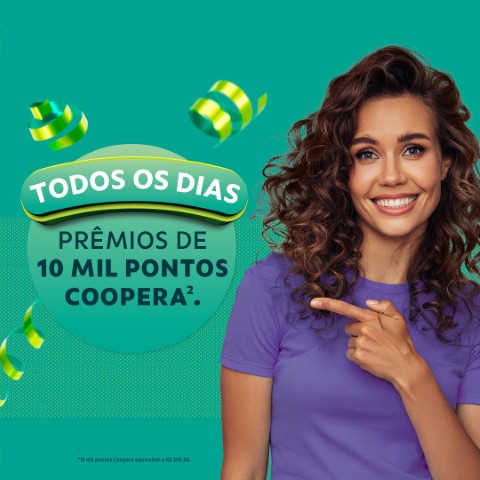CRÉDITO: Capital Premiado; Sicoob inicia campanha que premiará mais 3,5 mil cooperados