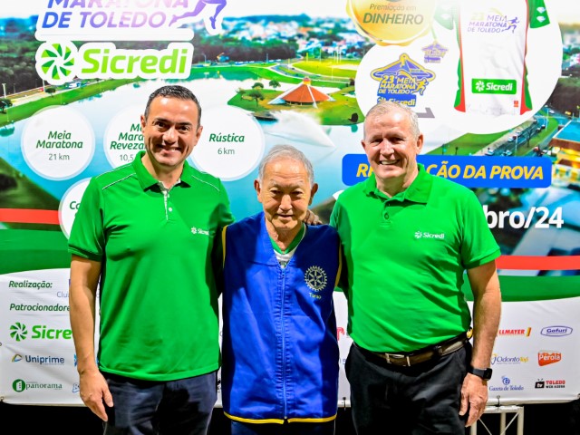 CRÉDITO: 23ª Meia Maratona Toledo Sicredi será realizada em outubro; jantar marca lançamento da prova