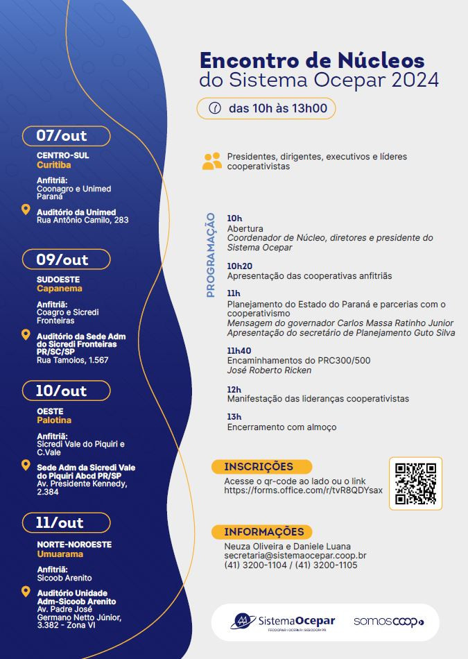encontro nucleos folder 25 09 2024