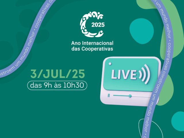 É amanhã! Você já fez sua inscrição para a live do Ano Internacional das Cooperativas?