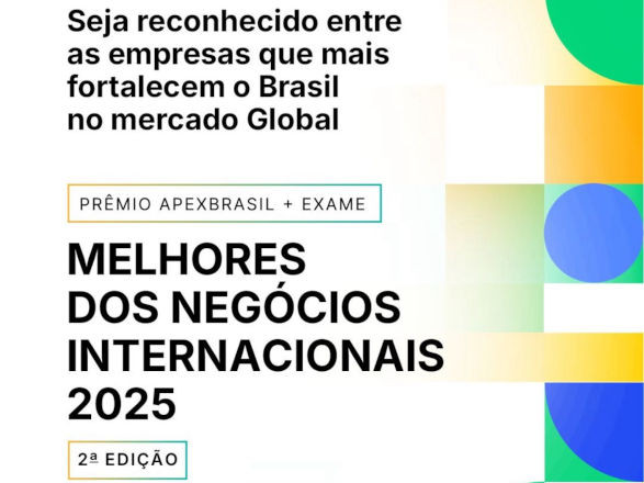 Últimos dias: inscrições do Prêmio ApexBrasil vão até o dia 7