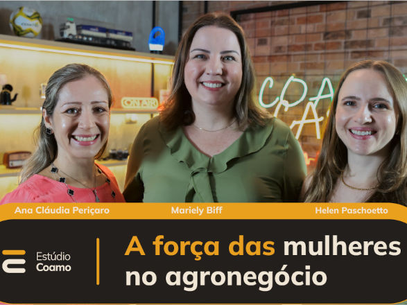 Estúdio Coamo: estreia do podcast destaca a participação das mulheres no agronegócio e no cooperativismo